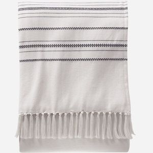 Pendleton Bohemian Fair Isle Throw Ivory